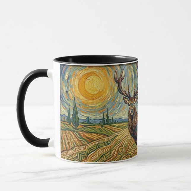 Mug cerfs sur l'habitat (Gauche)