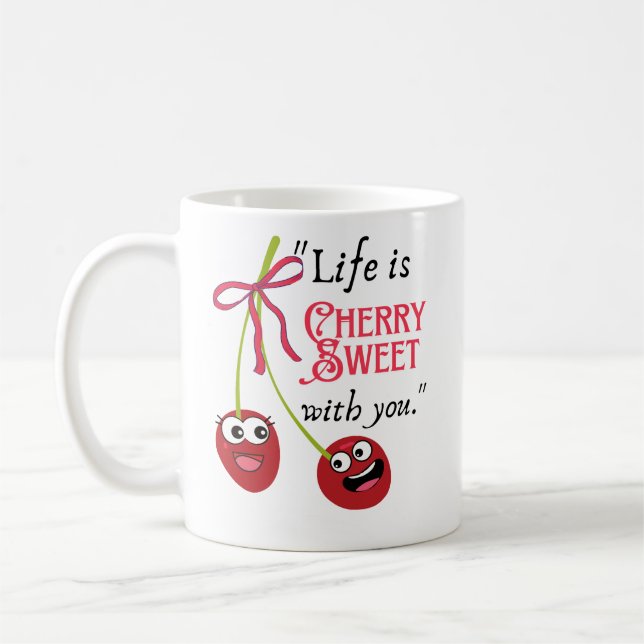 MUG CERISE  (Gauche)