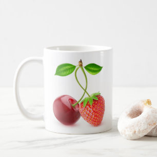 Mug Cerise et fraise ensemble