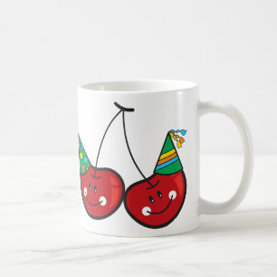 Mug Cerise rouge effrontée drôle comique de cerises