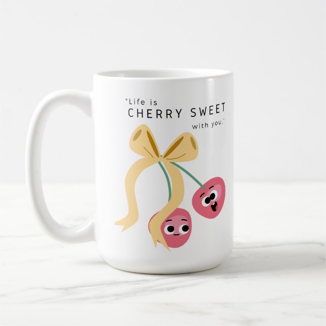 MUG CERISE SUCRÉE (Gauche)