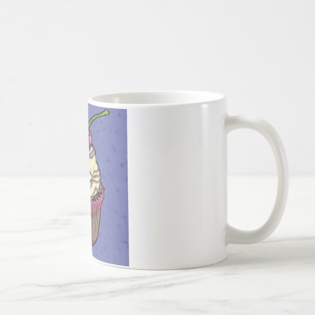 Mug Cerise sur le bleu (Droite)