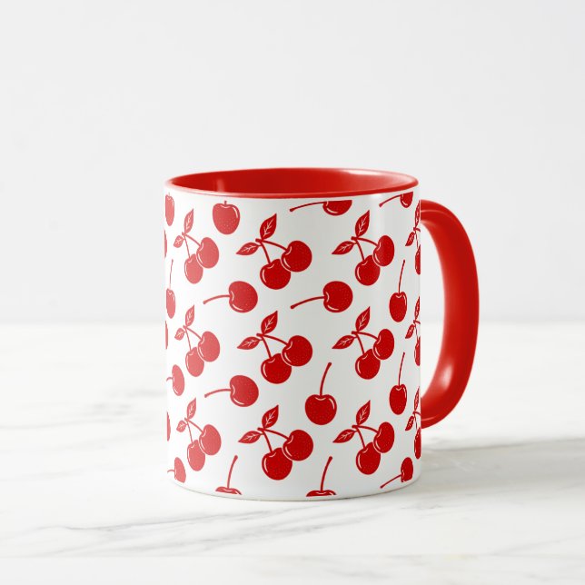 Mug Cerises (Devant droit)