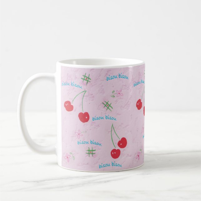 Mug Cerises bisou bisou (Gauche)