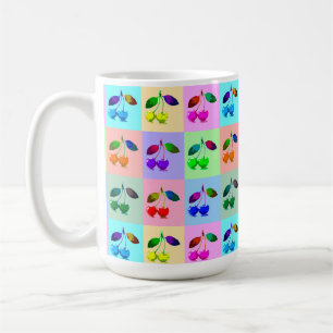 Mug Cerises colorées - Pop Art