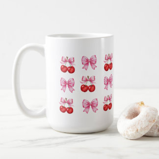 Mug Cerises coquette et vaches roses