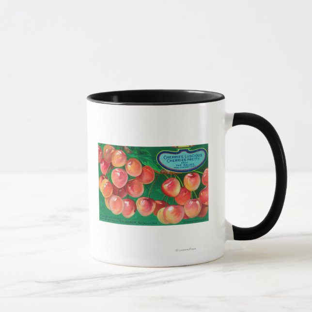 Mug Cerises de la Cité des CerisiersLes Dalles, OU (Droite)