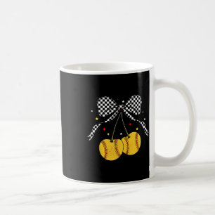 Mug Cerises Douces Coquette Nœud Carreaux Douce Maman