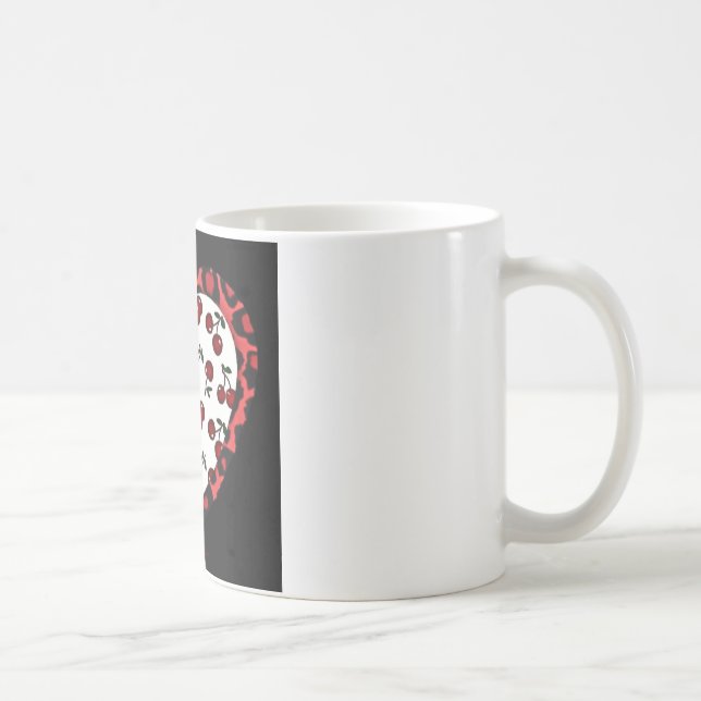 Mug Cerises RAB Imprimé Léopard Cœur Rockabilly (Droite)