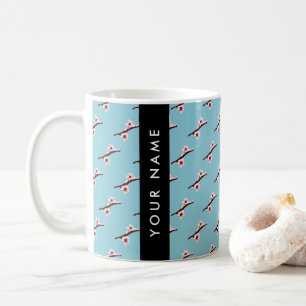 Mug Cerisier à fleurs, rose Sakura, Votre Nom