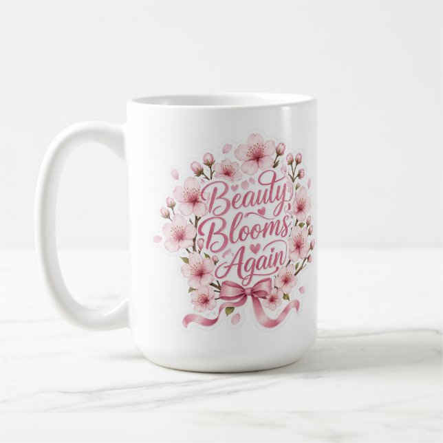 Mug Cerisier en Fleur : La Beauté Refleurit (Gauche)