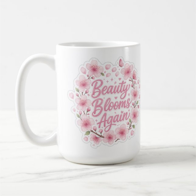 Mug Cerisier en Fleur : La Beauté Refleurit (Gauche)