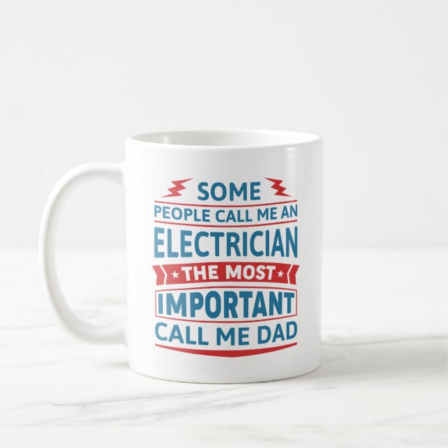Mug Certains M'Appelent Un Électricien (Gauche)