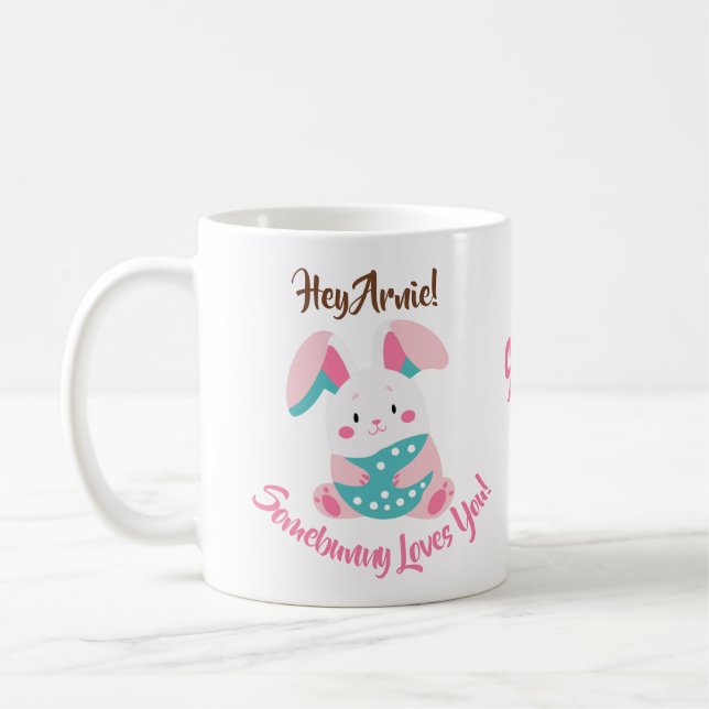 Mug Certains ont besoin de café Cadeau de Pâques migno (Gauche)