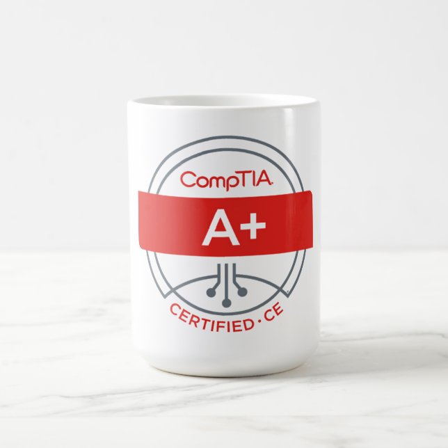 Mug certifié CompTIA A+ (Centre)