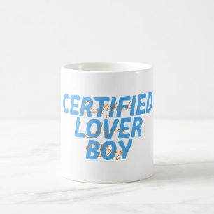 Mug "Certifié Lover Boy" Texte double
