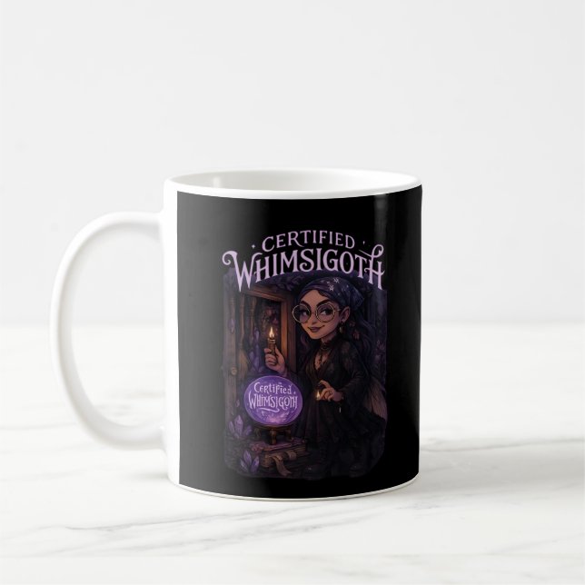 Mug Certifié Whimsigoth Sorcière Broom Closet Classic (Gauche)