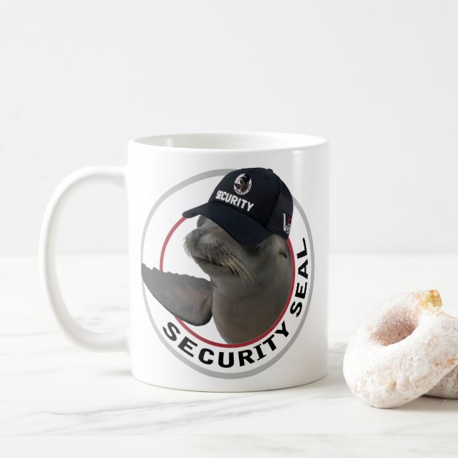 Mug Certified Security Seal | Deadpan Seal (Avec donut)