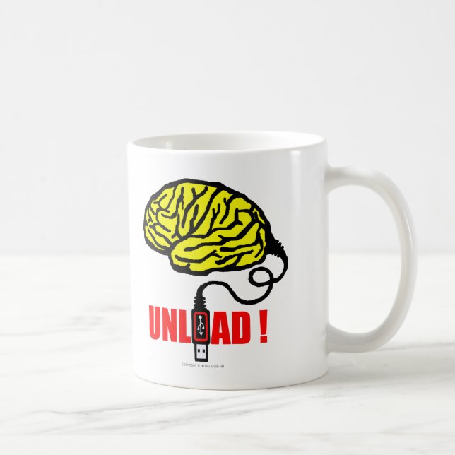 Mug Cerveau à décharger (Droite)