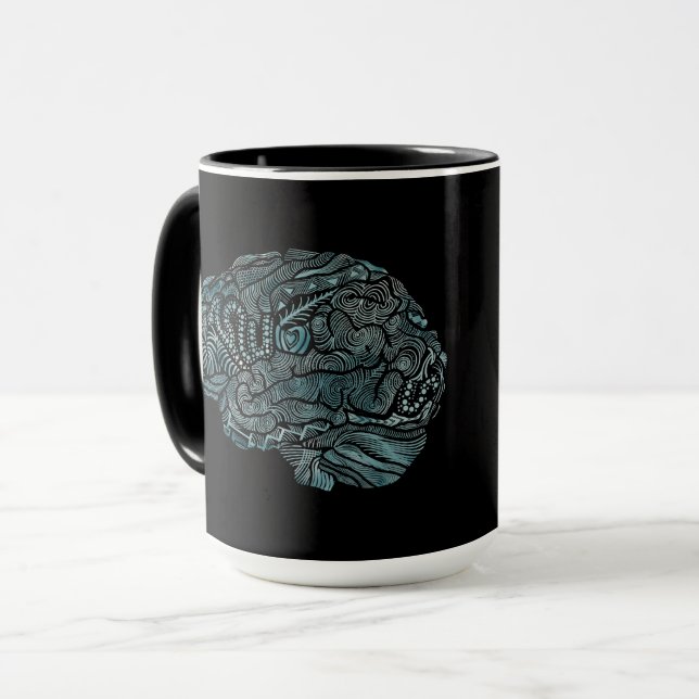 Mug Cerveau créatif (Devant gauche)