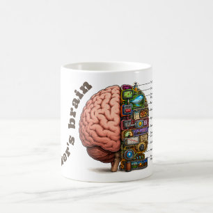 Mug Cerveau de randonneur drôle