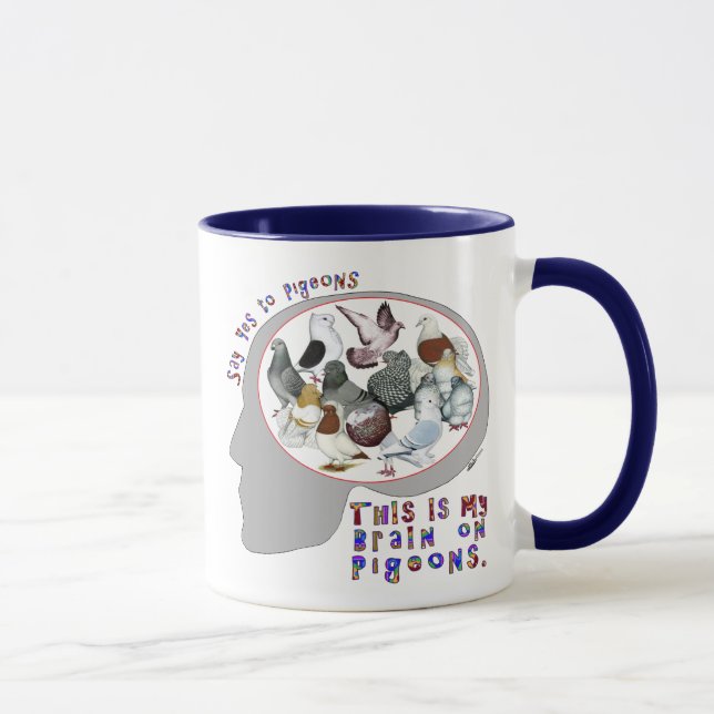 Mug Cerveau Sur Les Pigeons (Droite)