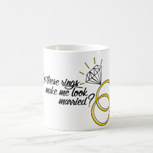 Mug Ces anneaux m'incitent-ils à sembler marié ? JEUNE