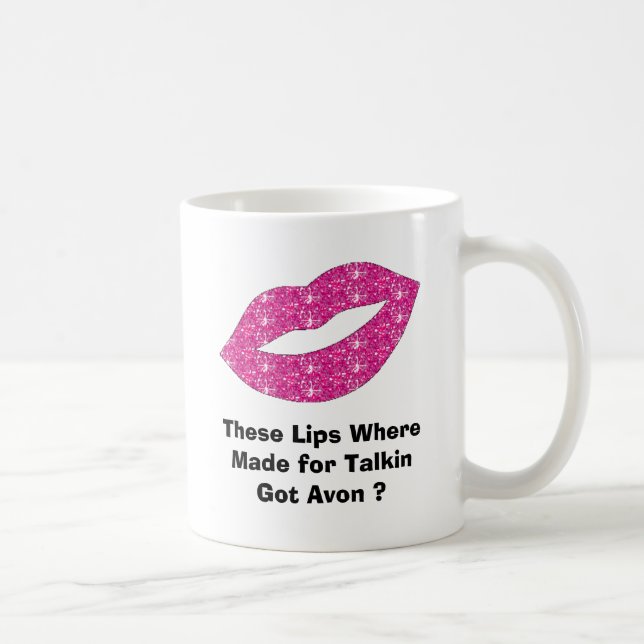 Mug Ces lèvres où fait pour Talkin ont passé Avon ? (Droite)