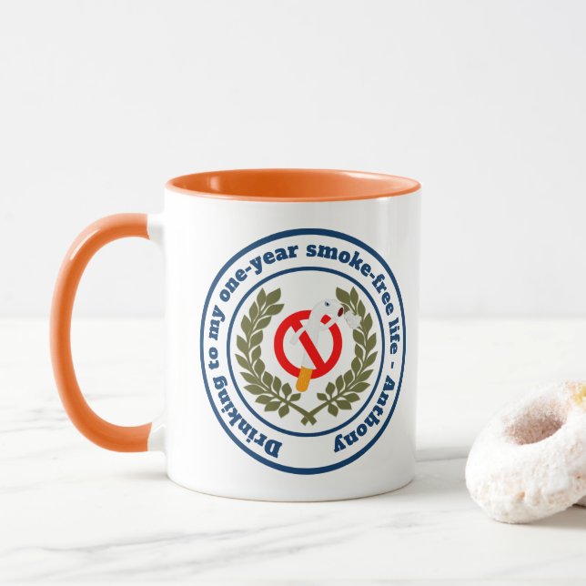 Mug Cessez de fumer - récompense de jalon (Avec donut)