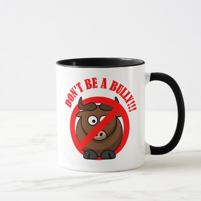 Mug Cessez d'intimider maintenant : N'intimidez pas la (Droite)
