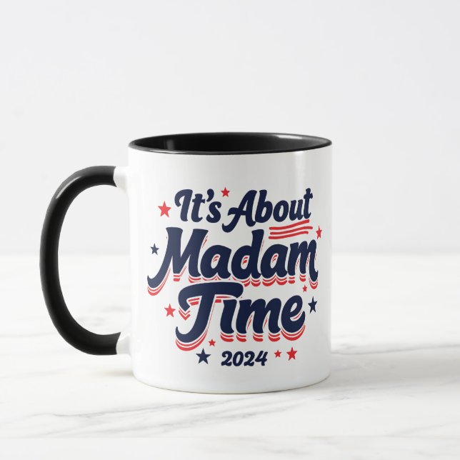 Mug C'est à propos de Madame Time Kamala Harris Ekecti (Gauche)