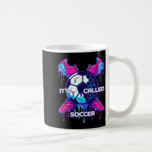 Mug C'est appelé football Dégoulinade de fonte Glitch