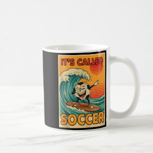 Mug C'est appelé football drôle rétro balle sports fan