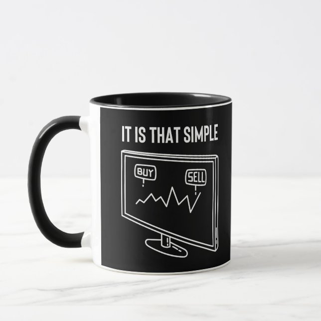 Mug C'est aussi simple que ça - Devis de négociation (Gauche)