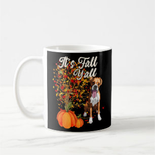 Mug C'est automne Y tout mignon chien de boîte Automne