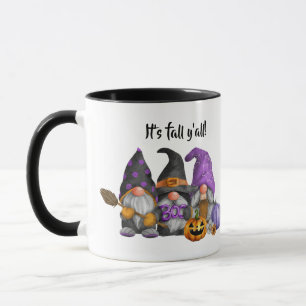 Mug C'est automne Y'All Automne Gnomes Aquarelle