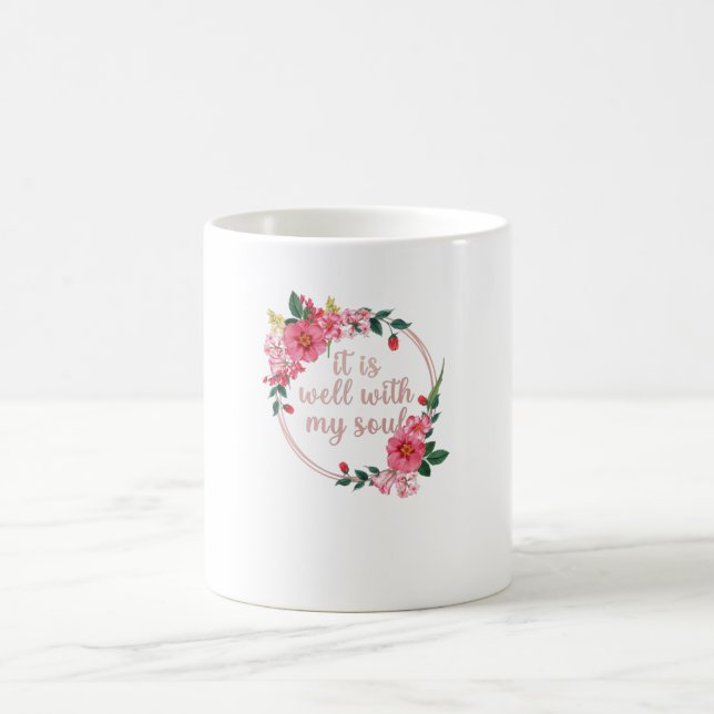Mug C'Est Bien Avec Mon Âme De Fleurs Faisant Filles (Centre)