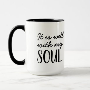 Mug C'est bien avec mon âme et Dahlia