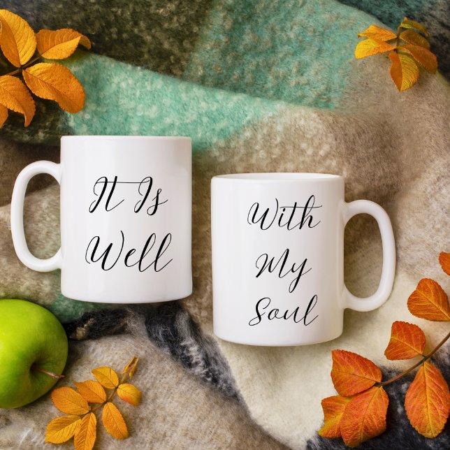Mug C'est Bien Avec Mon Âme Noir Chrétien (Créateur téléchargé)