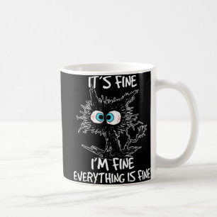 Mug C'est bien Je vais bien Tout est bien amusant Noir