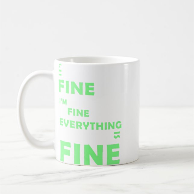 Mug C'est bon. Je vais bien. Tout Va Bien (Gauche)