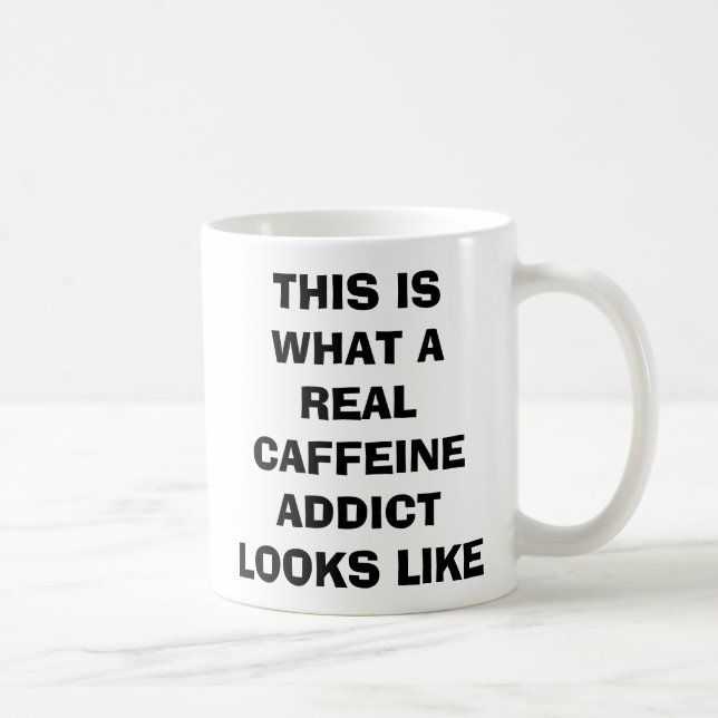 Mug C'Est Ce À Quoi Ressemble Une Véritable Addict À L (Droite)