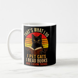 Mug C'est ce que je fais je caresse les chats je lis d