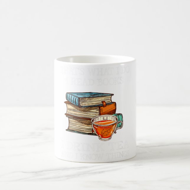 Mug C'est ce que je fais je lis des livres quand je bo (Centre)