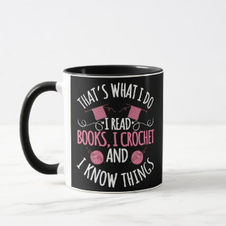 Mug C'est ce que je fais Je lis des livres que je croc