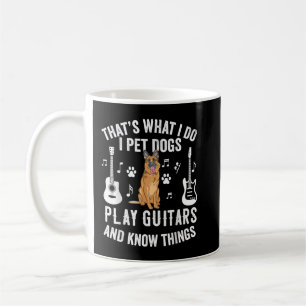 Mug C'Est Ce Que Je Fais Je Pet Chiens Jouer Guitare C