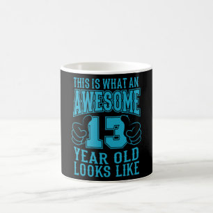 Mug C'EST CE QUI EST UN EXCELLENT 13ème anniversaire 