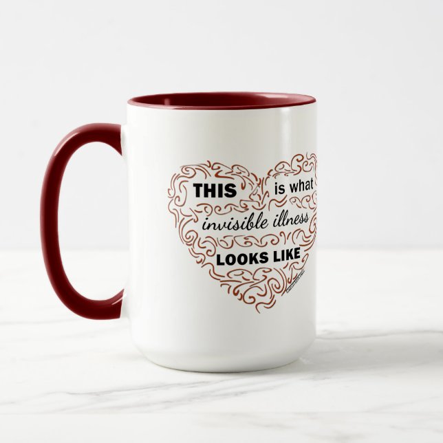 Mug C'est ce qui ressemble la maladie invisible à la (Gauche)