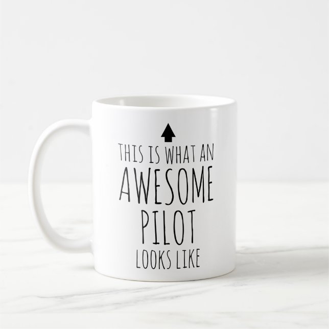 Mug C'est ce qu'un pilote génial ressemble à un pilote (Gauche)