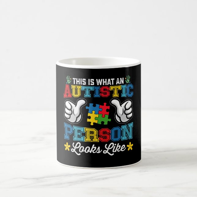 Mug C'Est Ce Qu'Une Personne Autiste Ressemble À Un Au (Centre)